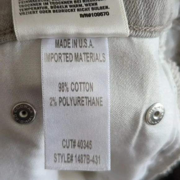 Citizens of Humanity Size 28 Rocket Crop High Rise Skinny Jeans Greenish Gray - Picture 10 of 14